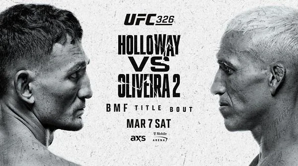 Watch UFC 326: Holloway vs. Oliveira 2 II 2026 3/7/26 Full Show Online Free