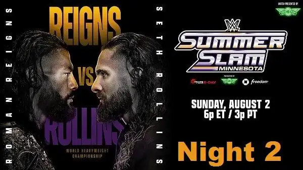 WWE SummerSlam: Minnesota Night 2 2026 Full Show Online Free Replay